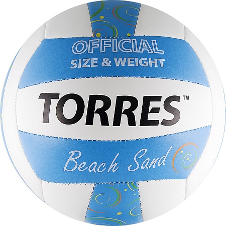 картинка Волейбольные Мяч волейбольный TORRES BEACH SAND  BLUE от магазина
