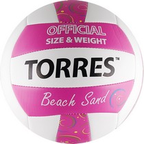 картинка Волейбольные Мяч волейбольный TORRES BEACH SAND PINK от магазина