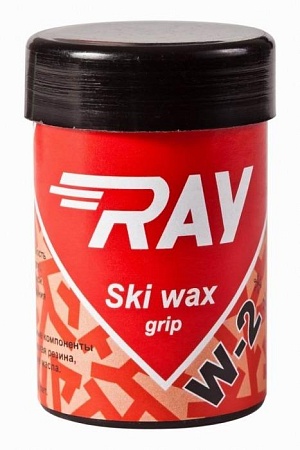 картинка Мазь лыжная RAY W-2 0+2°C синтетическая красная (35г) от магазина
