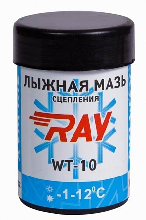 картинка Мазь лыжная RAY WT-10 -1-12°C синтетическая голубая (35г) от магазина