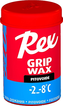 картинка Мазь держания лыжная REX Grip waxes, (-2-8 C), Blue от магазина