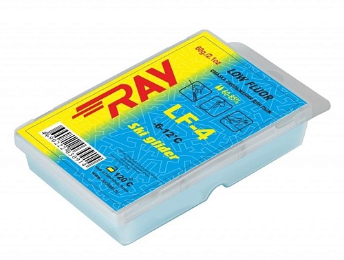 картинка Парафин RAY LF-4 -6-12°С смазка скольжения голубая (60г) от магазина