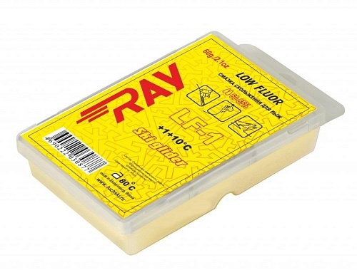 картинка Парафин RAY LF-1 +1+10°С смазка скольжения желтая (60г) от магазина