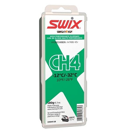 картинка Мазь скольжения лыжная SWIX CH4X (-12 -32 C) Green от магазина